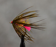 Fly Tied by Desmond Paul Fly Dresser tying at The Irish Fly Fair 2024