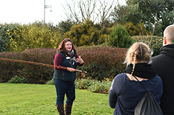 Glenda Powell at the 2017 Irish Fly Fair Galway