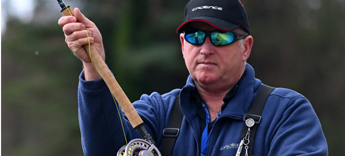 Ian Gordon Casting at the Irish Fly Fair 2023
