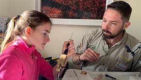 APGAI-Ireland Christopher Bryant Fly Dresser tying at The Irish Fly Fair 2025